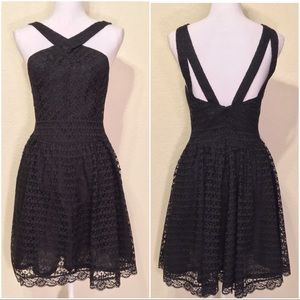 Moda International Black Lace Dress